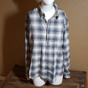 VSTR Premium Grey and White Flannel Shirt (0287)